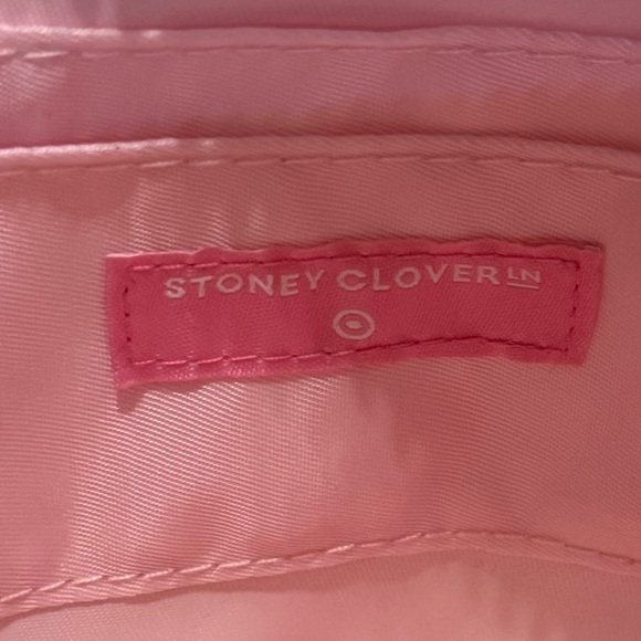 NEW 💗 Stoney Clover Lane X Target Pink Terry Cloth Heart Crossbody Bag Purse - Picture 4 of 5